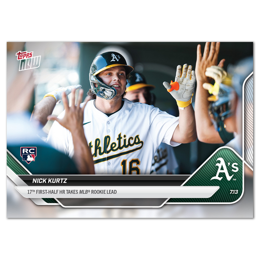 Nick Kurtz - 2025 MLB Topps NOW® - Card 424 - PR: 863