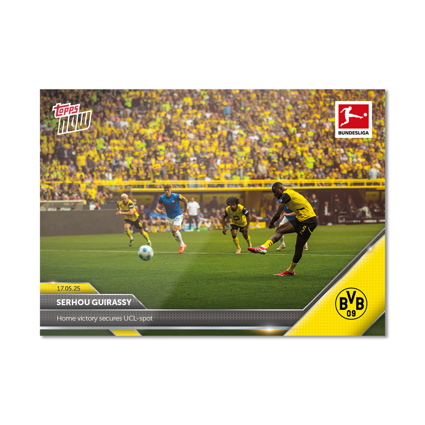 Serhou Guirassy - 2024-25 Bundesliga Topps NOW® - Card 192 - PR: 145
