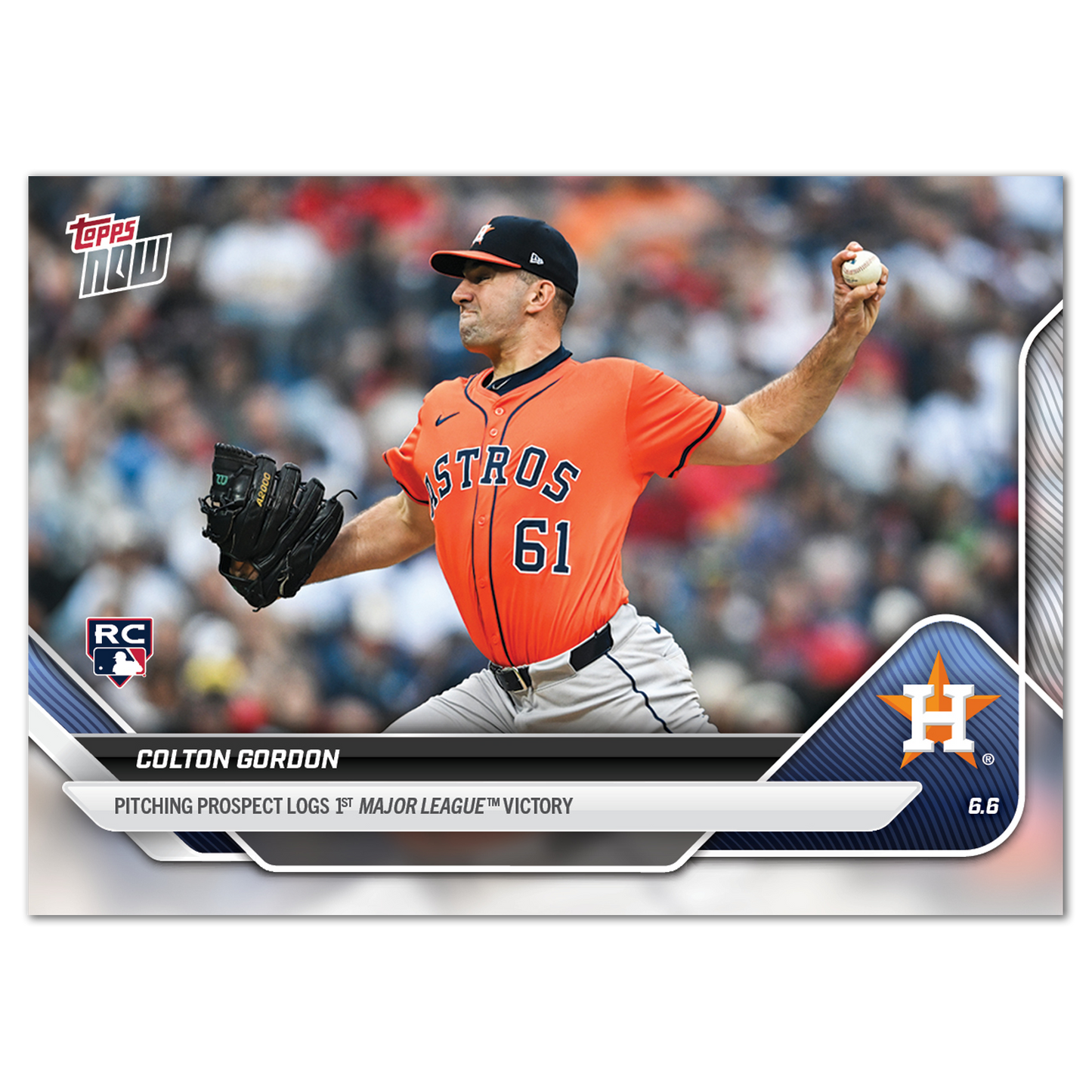 Colton Gordon - 2025 MLB Topps NOW® - Card 264 - PR: 446