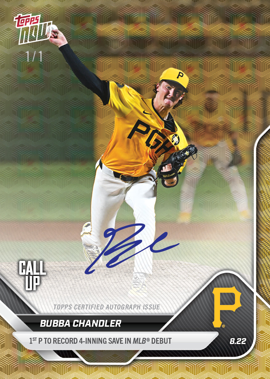 Bubba Chandler - 2025 MLB Topps NOW® - Card 592 - LOOK FOR AUTOS - PR: 4618