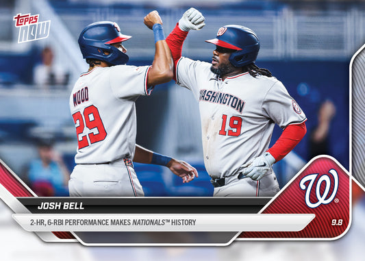Josh Bell - 2025 MLB Topps NOW® - Card 678 - PR: 338