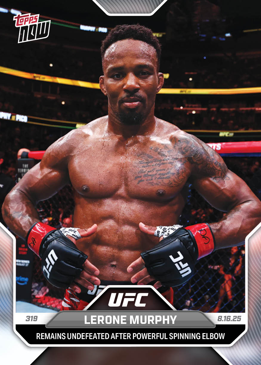 Lerone Murphy - 2025 UFC Topps NOW® - Card 27 - PR: 728