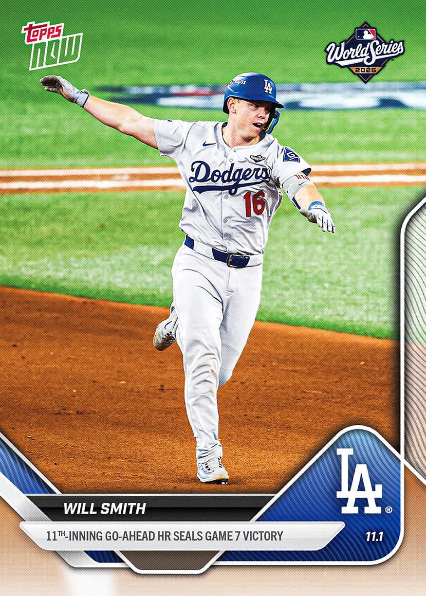 Will Smith - 2025 MLB Topps NOW® - Card 924 - PR: 9898