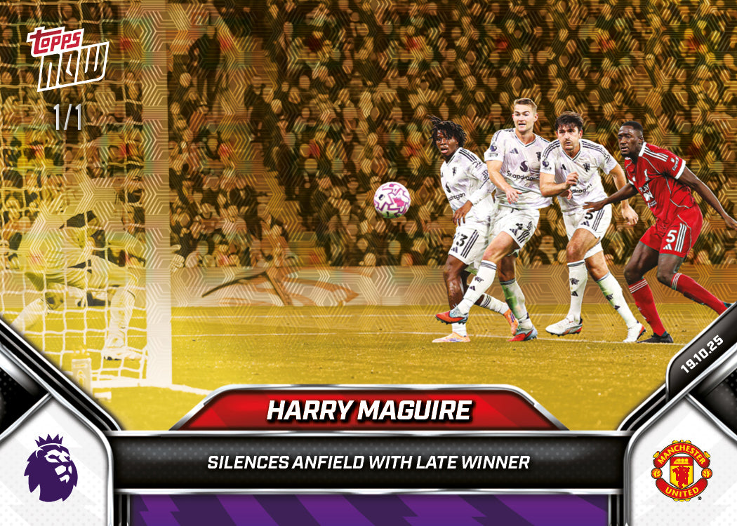 Harry Maguire - 2025-26 Premier League Topps NOW® - Card 39 - PR: 902