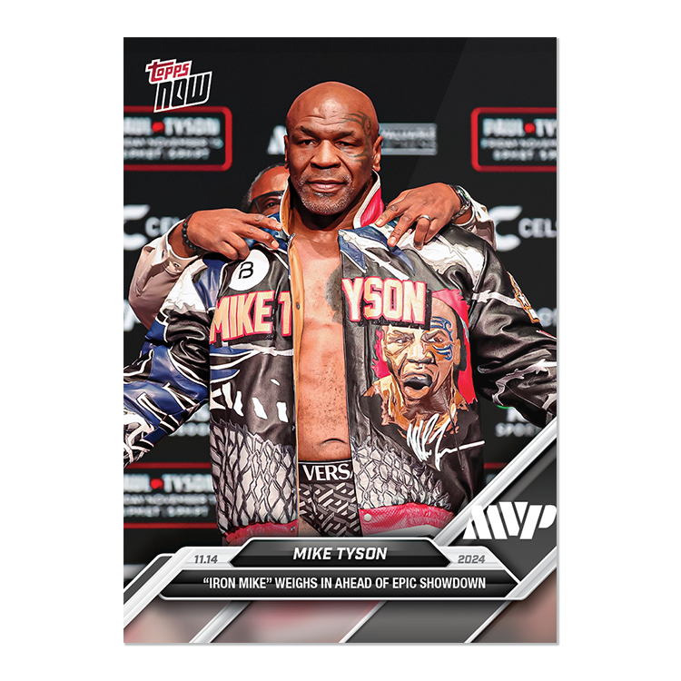 Mike Tyson  - 2024 Boxing Topps NOW&reg; Card 1 - PR: 4579