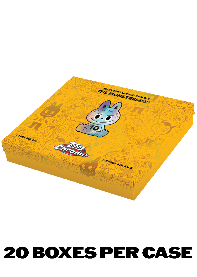 2025 Topps Labubu Chrome® 10th Anniversary - Hobby Box - Sealed Case
