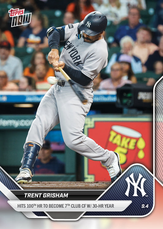 Trent Grisham - 2025 MLB Topps NOW® - Card 658 - PR: 620