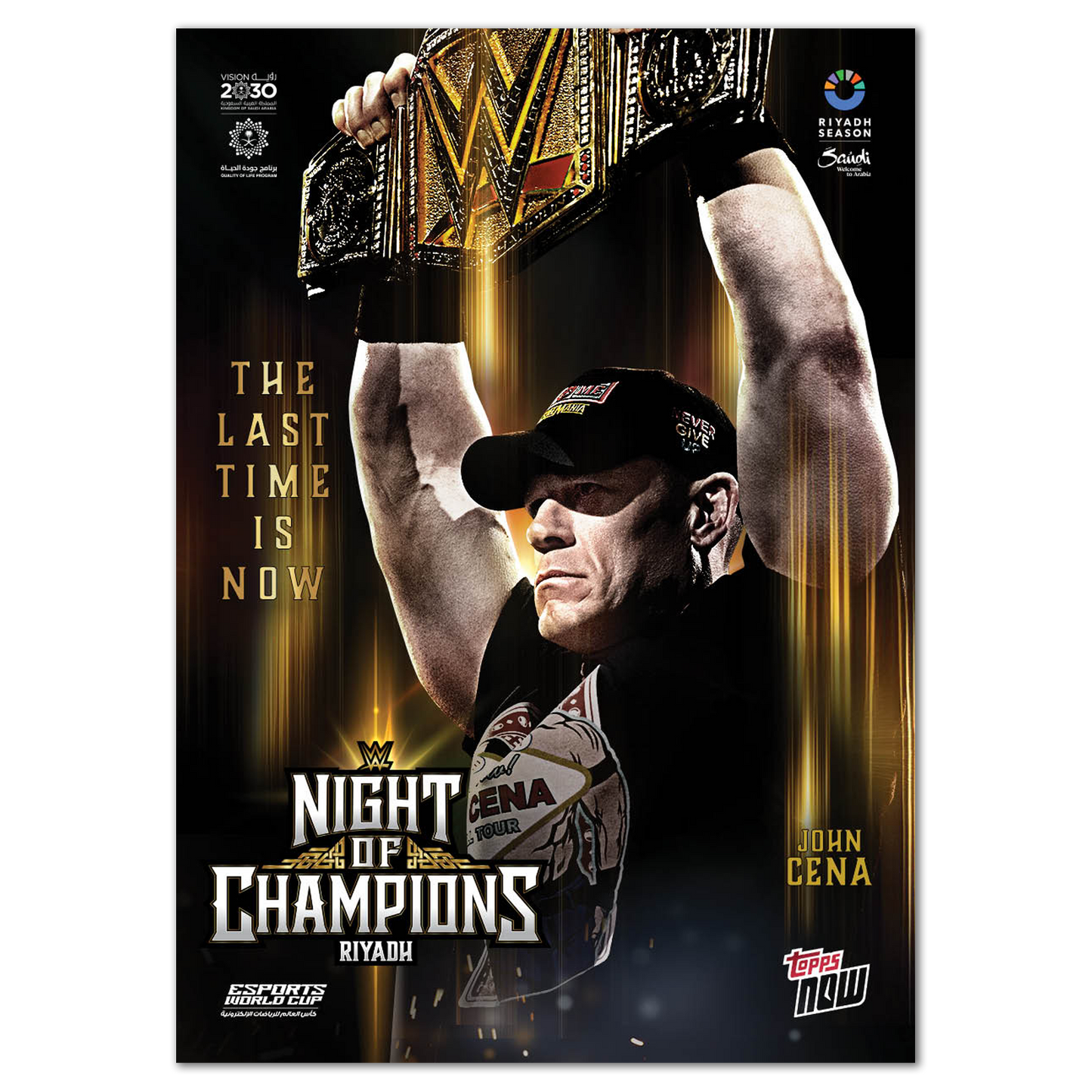 John Cena - 2025 WWE Topps NOW® - Card NIOC  - PR: 2139