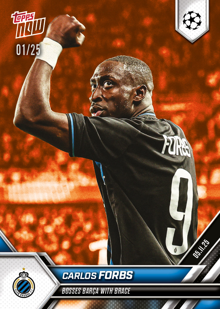 Carlos Forbs - 2025-26 UCL Topps NOW® - Card 46