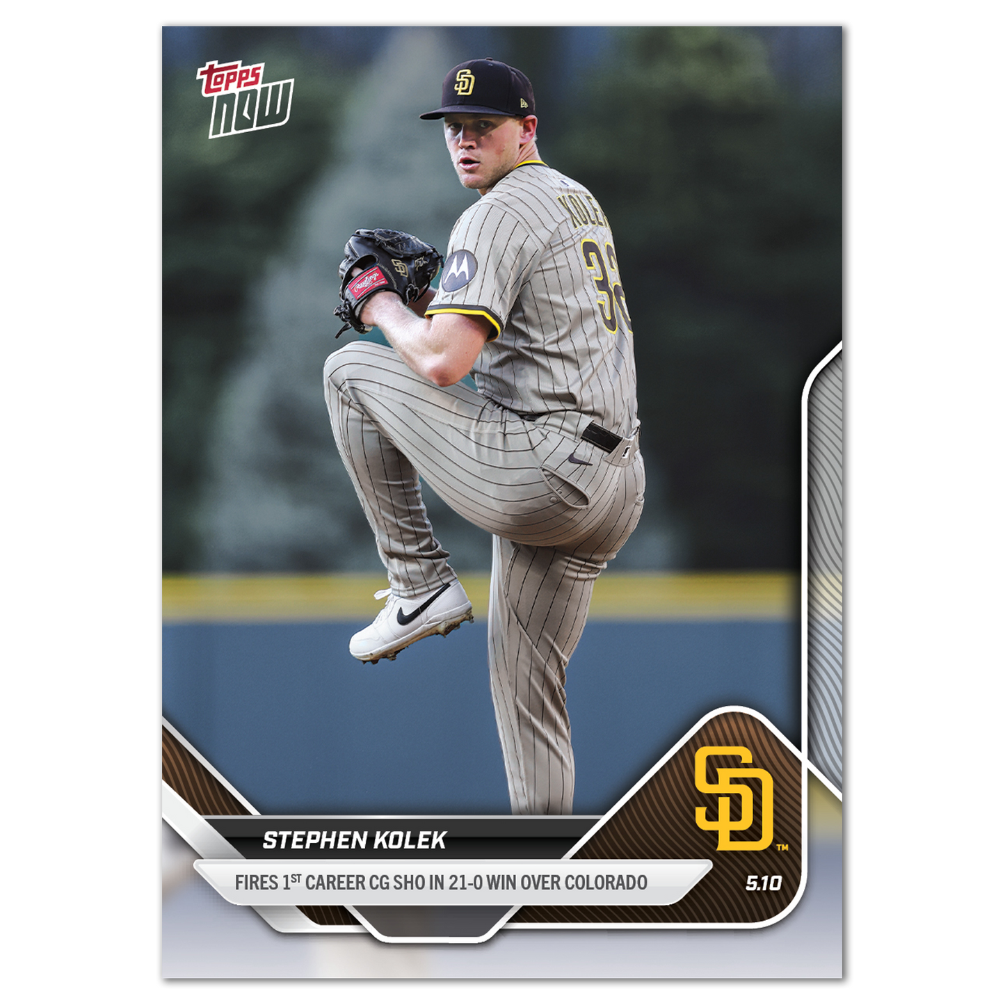 Stephen Kolek - 2025 MLB Topps NOW® - Card 163 - PR: 474