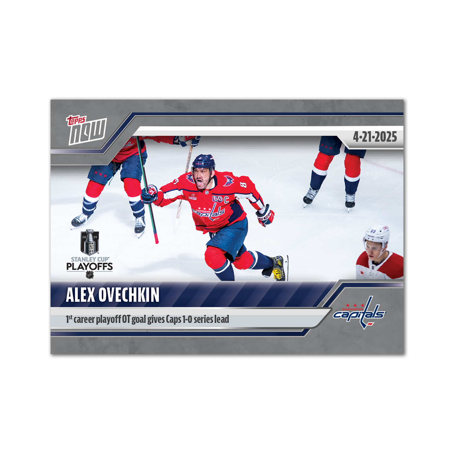 Alex Ovechkin - 2024-25 NHL Topps NOW® - Sticker # 165 Pack - PR: 880