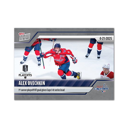 Alex Ovechkin - 2024-25 NHL Topps NOW® - Sticker # 165 Pack - PR: 880