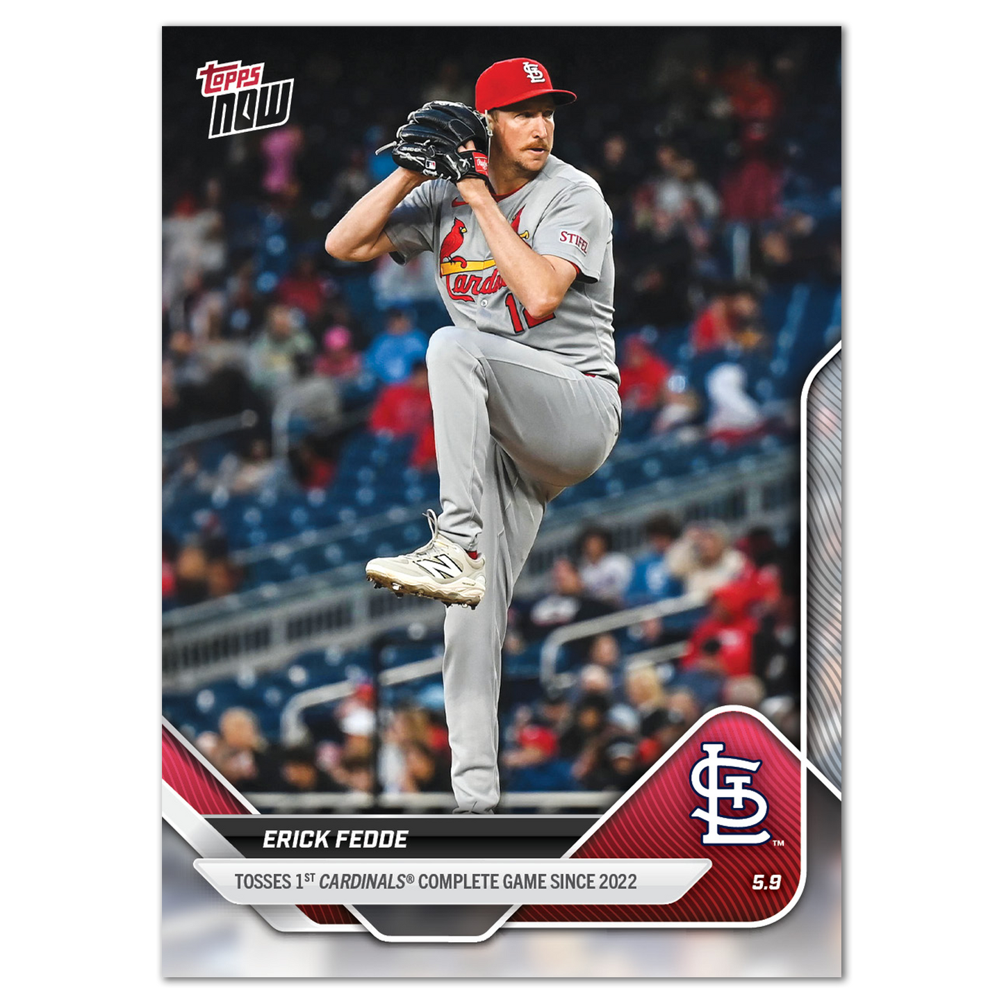 Erick Fedde - 2025 MLB Topps NOW® - Card 156 - PR: 420