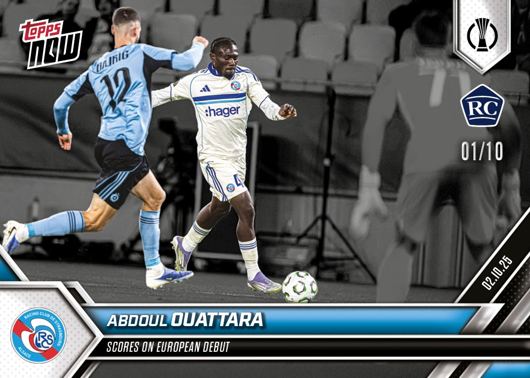 Abdoul Ouattara - 2025-26 UECL Topps NOW® - Card 3 - PR: 154