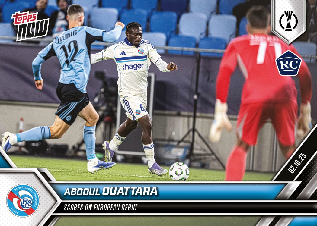Abdoul Ouattara - 2025-26 UECL Topps NOW® - Card 3 - PR: 154