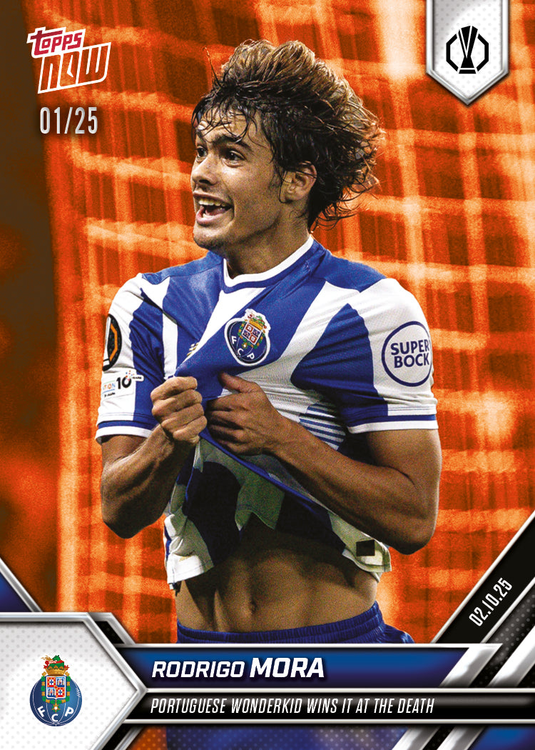 Rodrigo Mora - 2025-26 UEL Topps NOW® - Card 4 - PR: 709