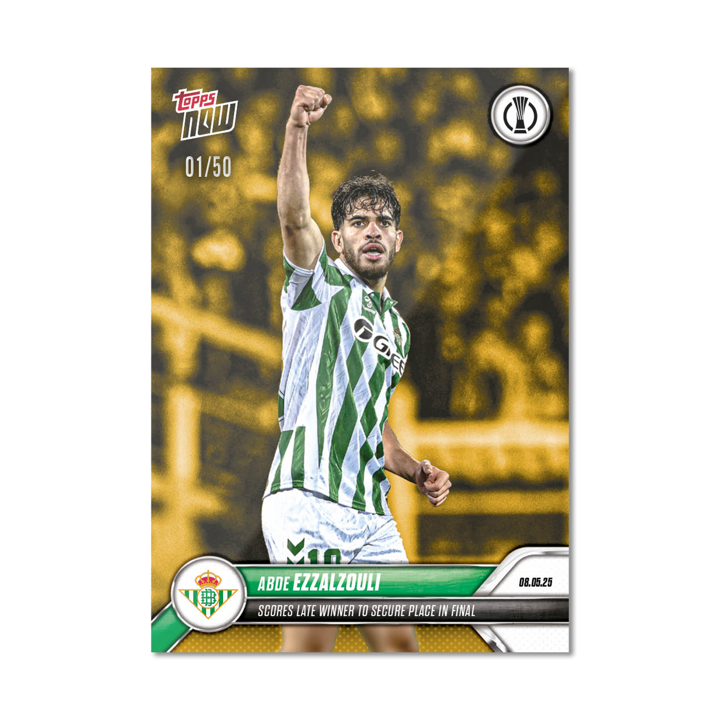 Abde Ezzalzouli  - 2024-25 UECL Topps NOW® - Card 12 - PR: 126