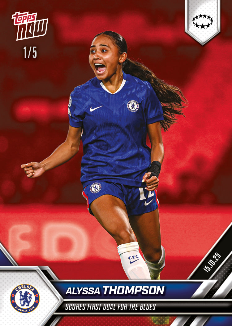 Alyssa Thompson - 2025-26 UWCL Topps NOW® - Card 3 - PR: 632
