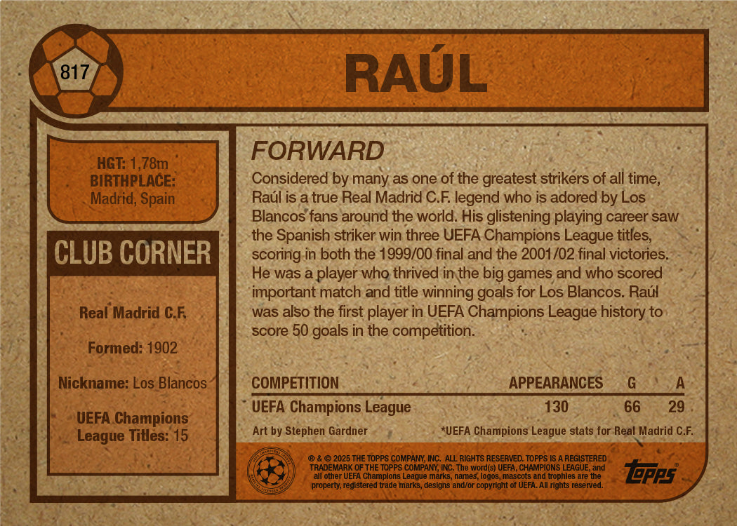 Raul - UCC Living Set® - Card 817 - PR: 1120