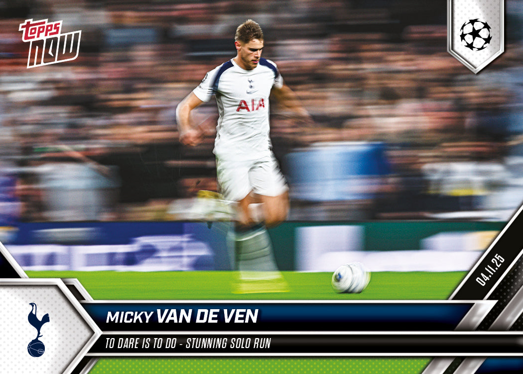 Micky van de Ven - 2025-26 UCL Topps NOW® - Card 42