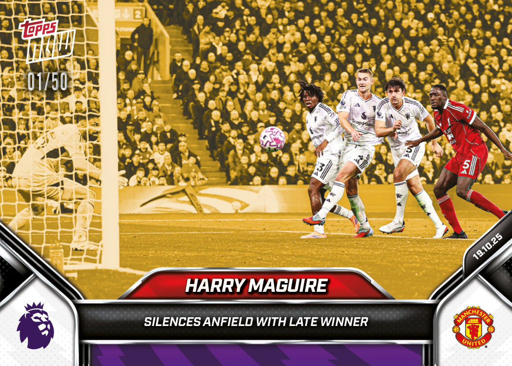 Harry Maguire - 2025-26 Premier League Topps NOW® - Card 39 - PR: 902