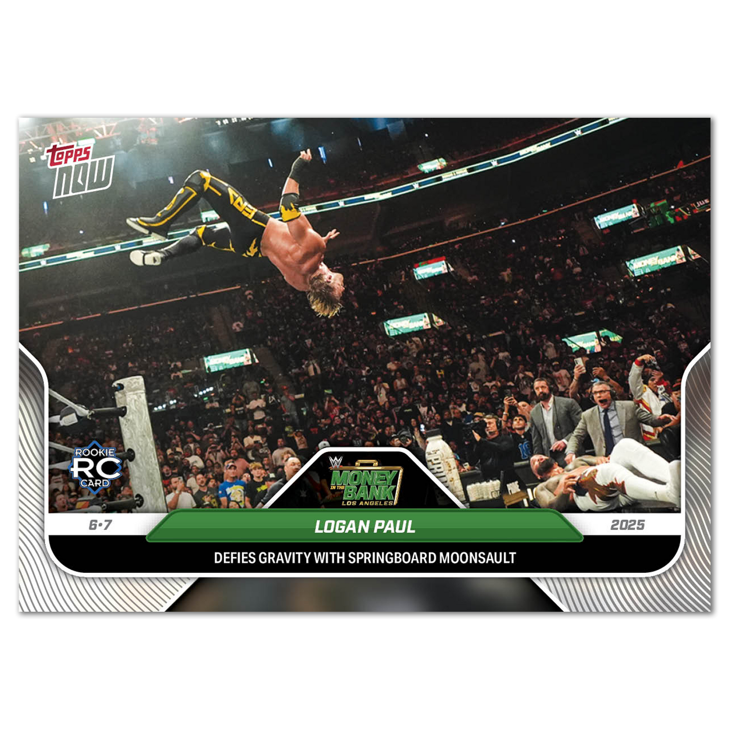 Logan Paul - 2025 WWE Topps NOW® - Card 65 - PR: 4940