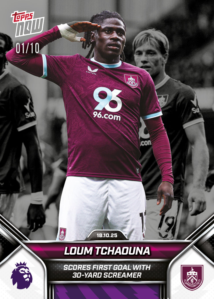 Loum Tchaouna - 2025-26 Premier League Topps NOW® - Card 38 - PR: 214