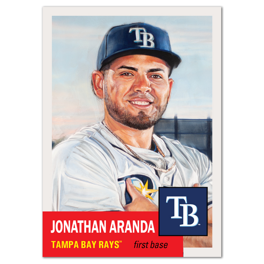 Jonathan Aranda - 2025 MLB Living Set®- Card 848 - PR: 1155