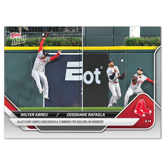 Wilyer Abreu / Ceddanne Rafaela - 2025 MLB Topps NOW® - Card 181 - PR: 830